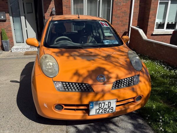 Nissan March Hatchback, Petrol, 2007, Orange