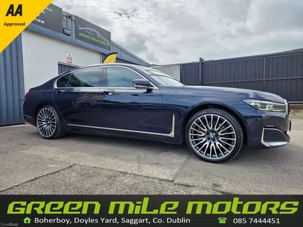 BMW 7-Series Saloon, Petrol Plug-in Hybrid, 2020, Blue