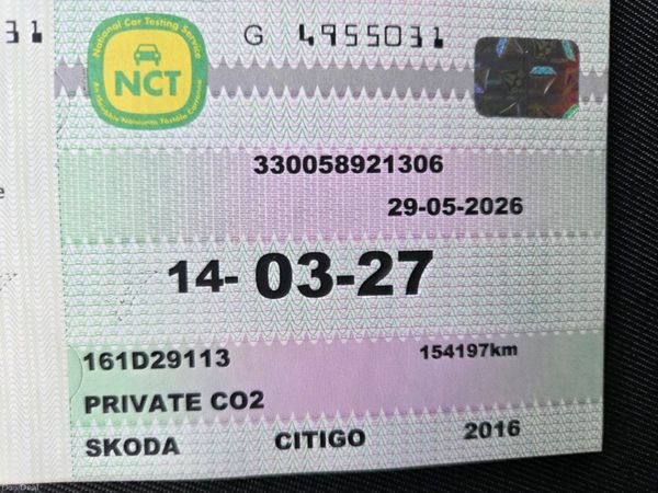 Skoda Citigo Hatchback, Petrol, 2016, White