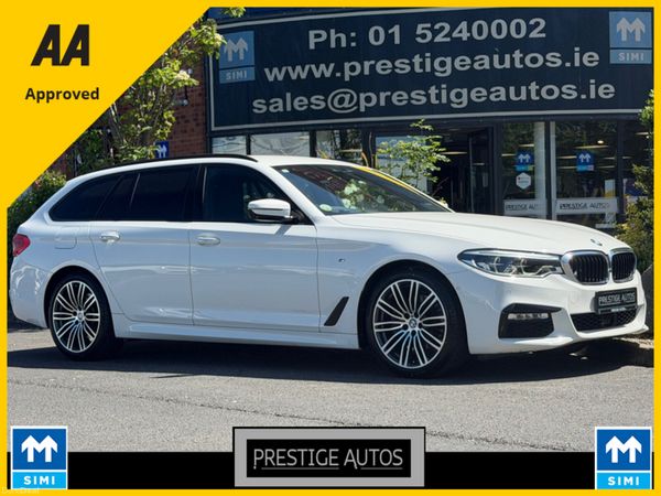 BMW 5-Series Estate, Diesel, 2017, White