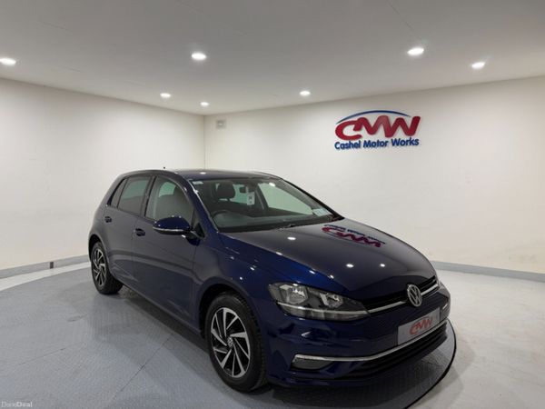 Volkswagen Golf Hatchback, Diesel, 2019, Blue