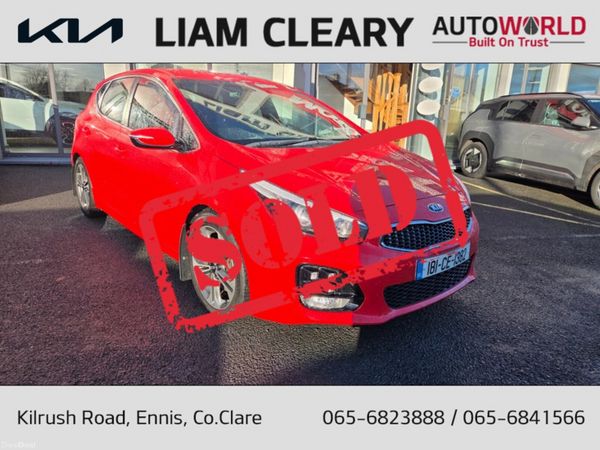 Kia Ceed Hatchback, Petrol, 2018, Red