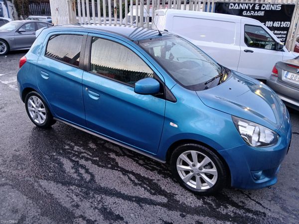 Mitsubishi Mirage Hatchback, Petrol, 2014, Blue