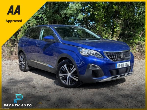 Peugeot 3008 Hatchback, Diesel, 2018, Blue