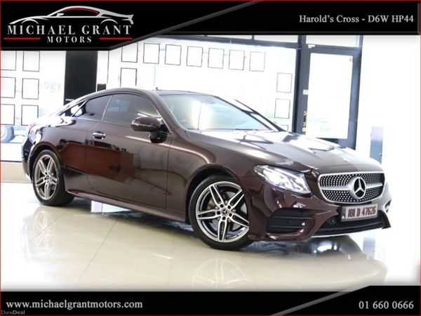 Mercedes-Benz E-Class Coupe, Diesel, 2018, Red