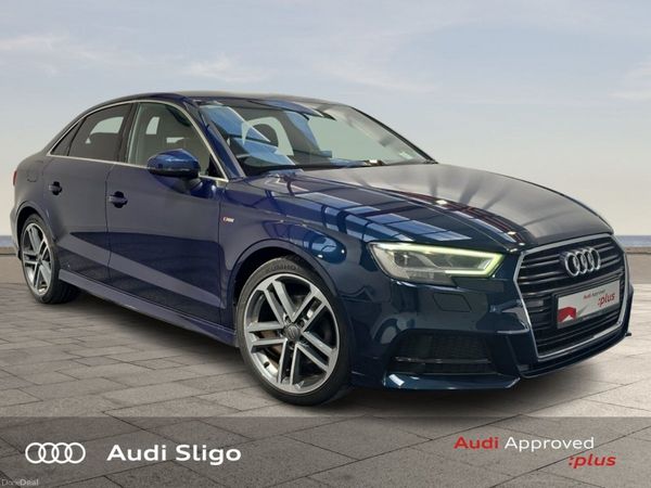Audi A3 Saloon, Petrol, 2019, Blue