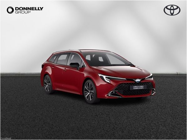 Toyota Corolla Estate, Petrol Hybrid, 2026, Red