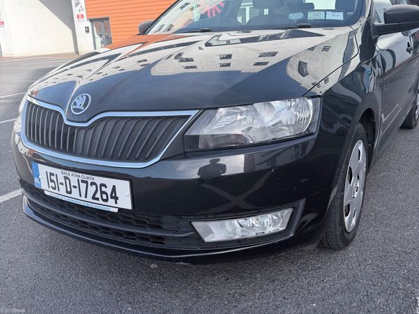 Skoda Rapid Hatchback, Diesel, 2015, Black