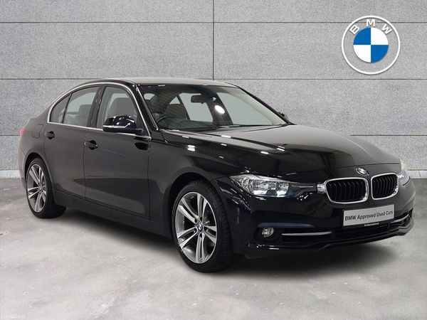 BMW 3-Series Saloon, Petrol, 2017, Black