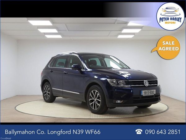 Volkswagen Tiguan SUV, Diesel, 2019, Blue