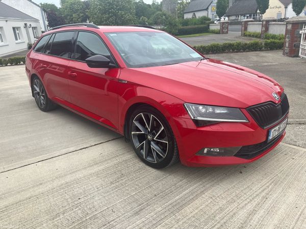 Skoda Superb Estate, Diesel, 2017, Red