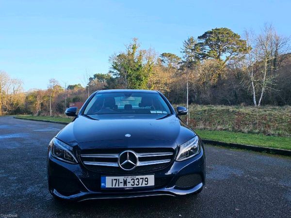 Mercedes-Benz C-Class Saloon, Petrol Plug-in Hybrid, 2017, Blue