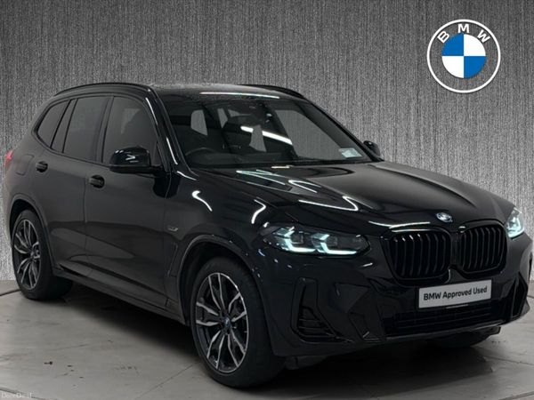 BMW X3 SUV, Petrol Plug-in Hybrid, 2021, Black