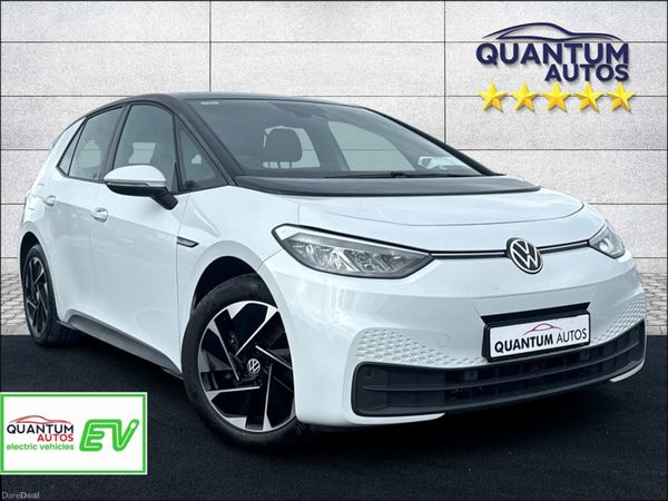Volkswagen ID.3 Hatchback, Electric, 2023, White