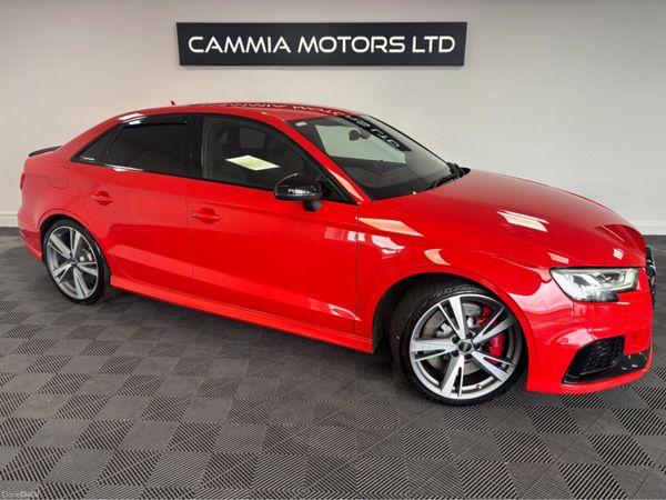 Audi RS3 Saloon, Petrol, 2018, Red