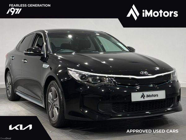 Kia Optima Saloon, Petrol Plug-in Hybrid, 2017, Black