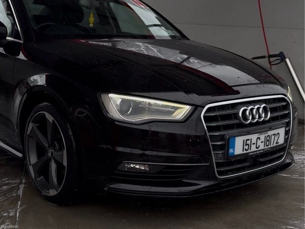 Audi A3 Saloon, Petrol, 2015, Black