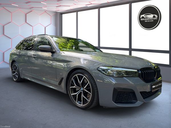 BMW 5-Series Estate, Diesel, 2021, Grey
