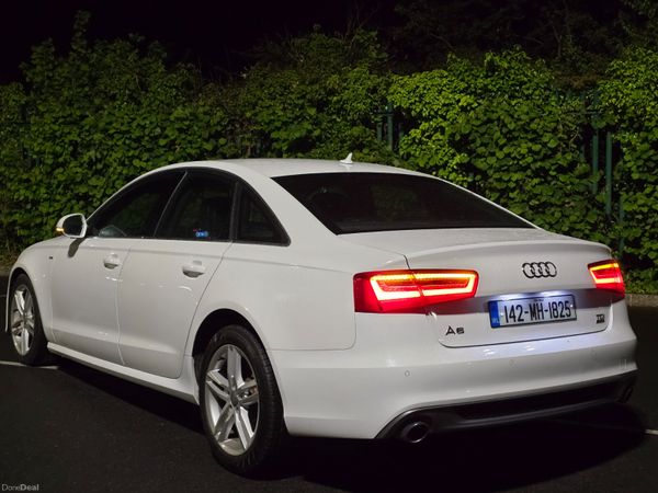 Audi A6 Saloon, Diesel, 2014, White