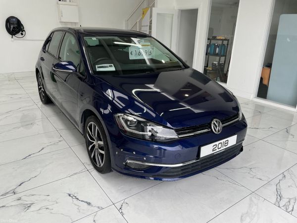 Volkswagen Golf Hatchback, Petrol, 2018, Blue