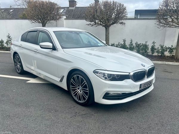BMW 5-Series Saloon, Diesel, 2017, White