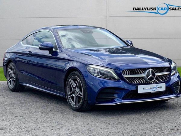 Mercedes-Benz C-Class Coupe, Petrol, 2020, Blue