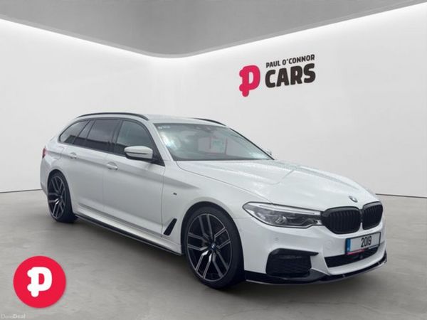 BMW 5-Series Estate, Diesel, 2019, White