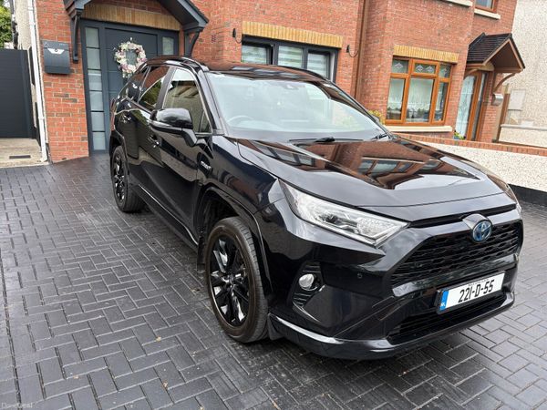 Toyota RAV4 SUV, Petrol Hybrid, 2022, Black