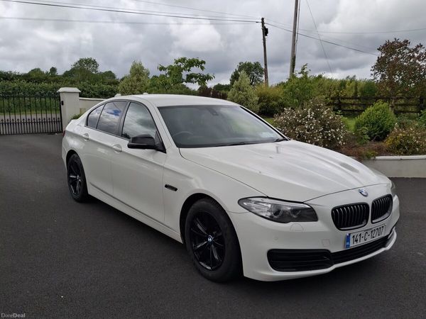 BMW 5-Series Saloon, Diesel, 2014, White