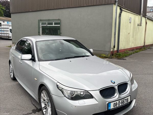 BMW 5-Series Saloon, Diesel, 2008, Silver