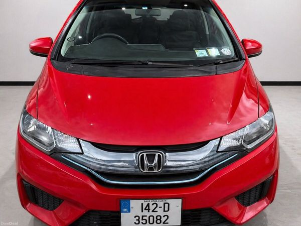 Honda Fit Hatchback, Petrol Hybrid, 2014, Red