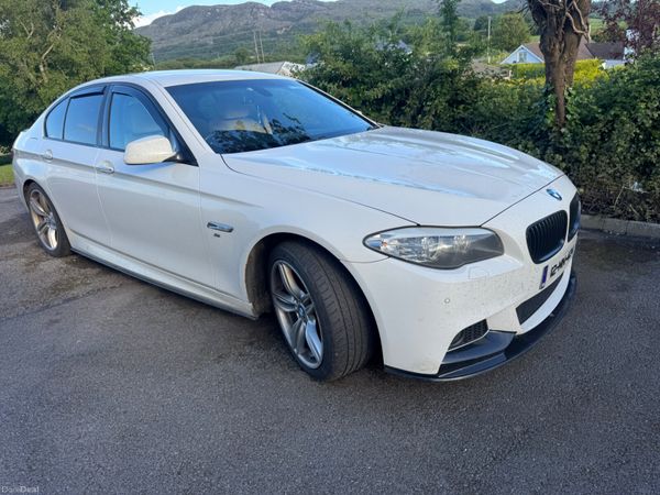 BMW 5-Series Saloon, Diesel, 2012, White