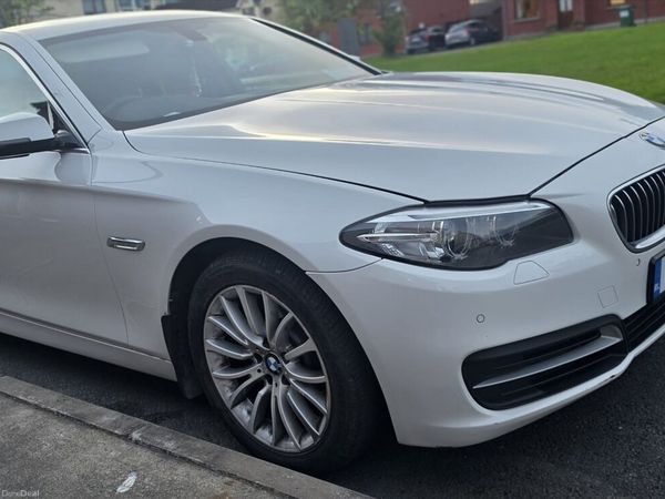BMW 5-Series Saloon, Diesel, 2015, White