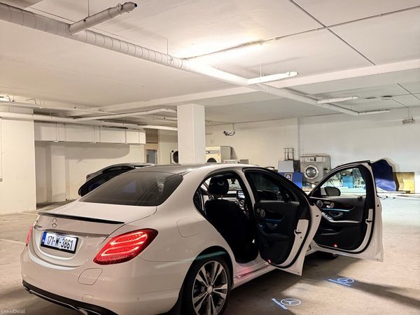 Mercedes-Benz C-Class Saloon, Petrol Plug-in Hybrid, 2017, White