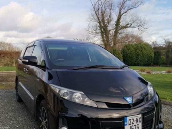 Toyota Estima MPV, Petrol Hybrid, 2013, Black