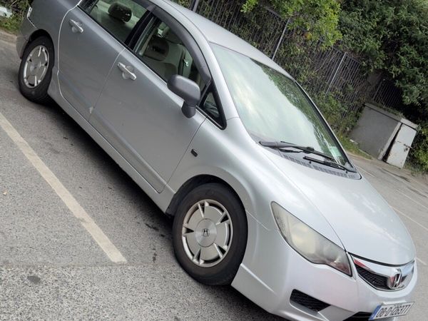 Honda Civic Saloon, Petrol Hybrid, 2008, Silver