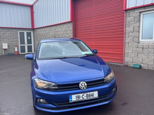 Volkswagen Polo Hatchback, Petrol, 2019, Blue