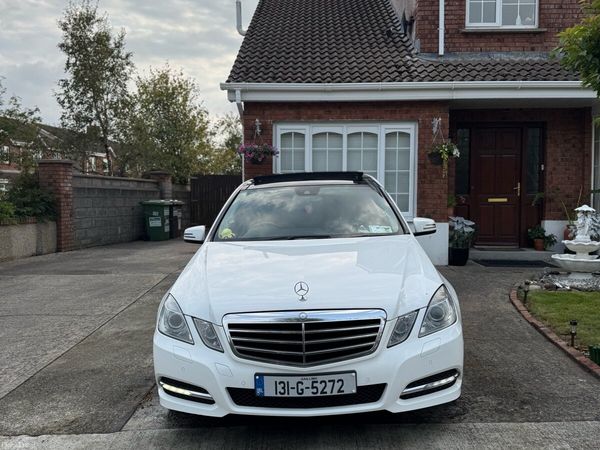 Mercedes-Benz E-Class Saloon, Diesel Hybrid, 2013, White
