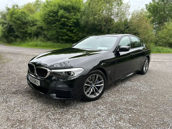 BMW 5-Series Saloon, Petrol Plug-in Hybrid, 2019, Black
