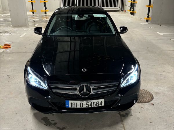 Mercedes-Benz C-Class Saloon, Petrol Plug-in Hybrid, 2018, Black