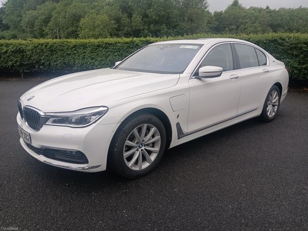 BMW 7-Series Saloon, Petrol Hybrid, 2017, White