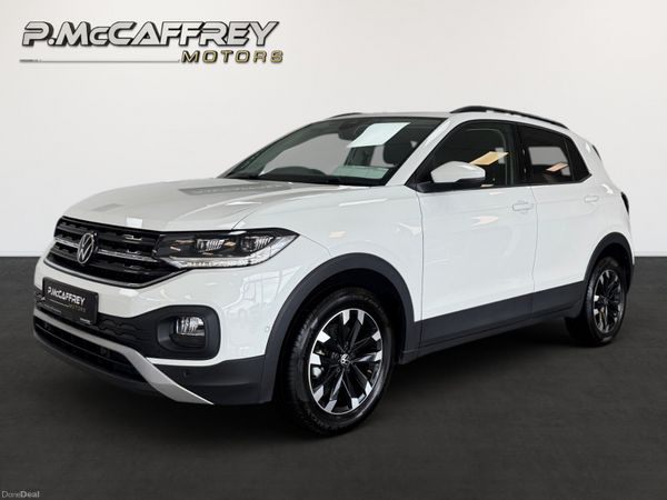 Volkswagen T-Cross SUV, Petrol, 2021, White
