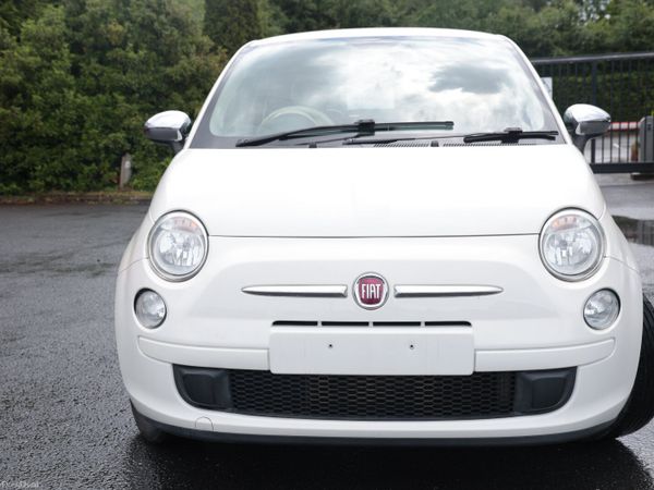 Fiat 500 Hatchback, Petrol, 2015, White