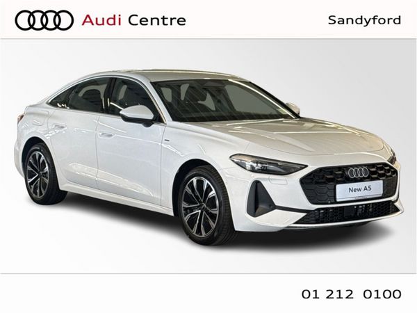 Audi A5 Saloon, Petrol Plug-in Hybrid, 2026, White