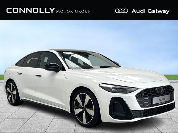 Audi A5 Saloon, Petrol Plug-in Hybrid, 2026, White