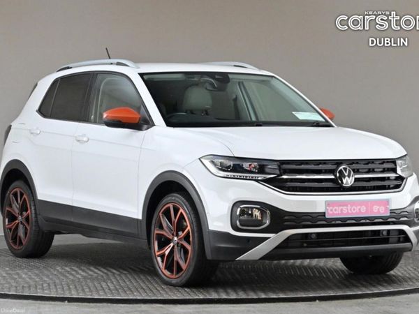 Volkswagen T-Cross SUV, Petrol, 2020, White