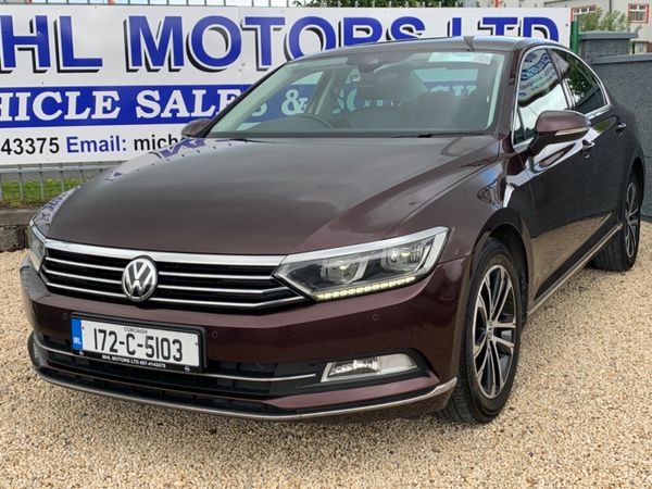 Volkswagen Passat Saloon, Diesel, 2017, Red