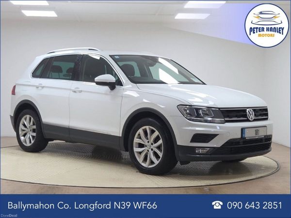 Volkswagen Tiguan SUV, Diesel, 2018, White