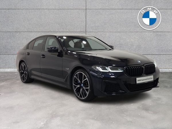 BMW 5-Series Saloon, Petrol Plug-in Hybrid, 2023, Black