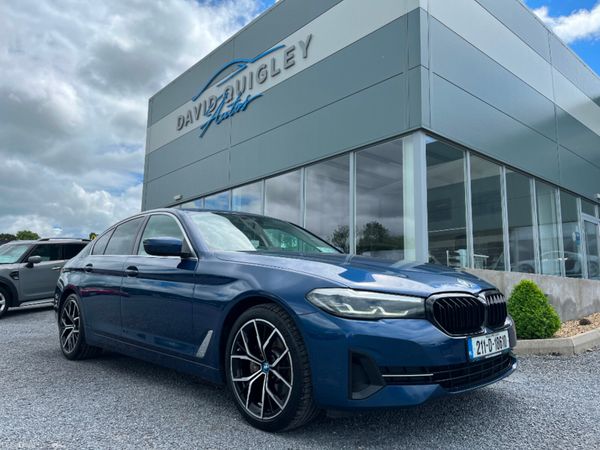 BMW 5-Series Saloon, Diesel, 2021, Blue